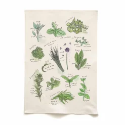 Quite Nice Clothing Herbs Organic Cotton Tea Towel