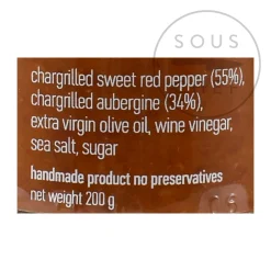 Rizes Red Pepper & Aubergine Paste, 200g