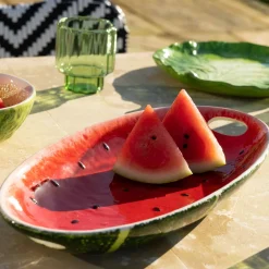 Rockett St George Watermelon Serving Plate, 36.5x18cm