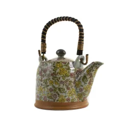 Saku Floral Japanese Teapot