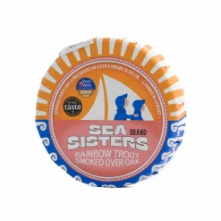 Sea Sisters Tinned Rainbow Trout Smoked Over Oak, 110g