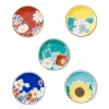 Seikou Porcelain Assorted Floral Chopstick Rests, Set of 5