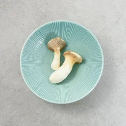 Senkei Shallow Bowl, Turquoise, 24cm