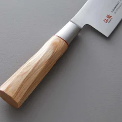 Senzo Twist Damascus Steel VG10 Core Small Santoku Knife, 14.3cm