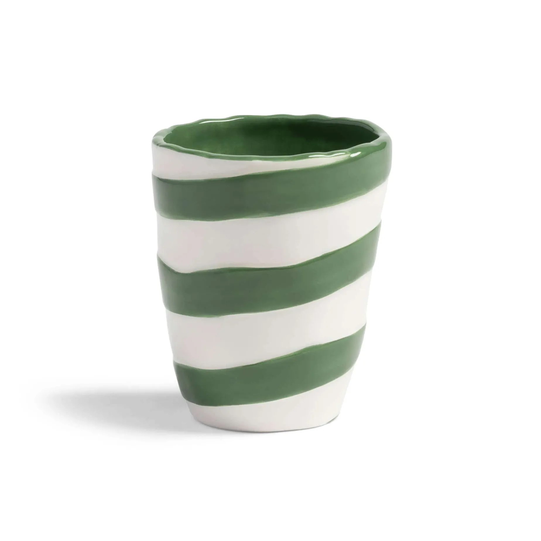 Set of 4 Abstract Stripe Tumblers, 10cm