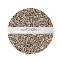 Set of 4 Beach Clean Recycled Cork Round Placemats, 30cm