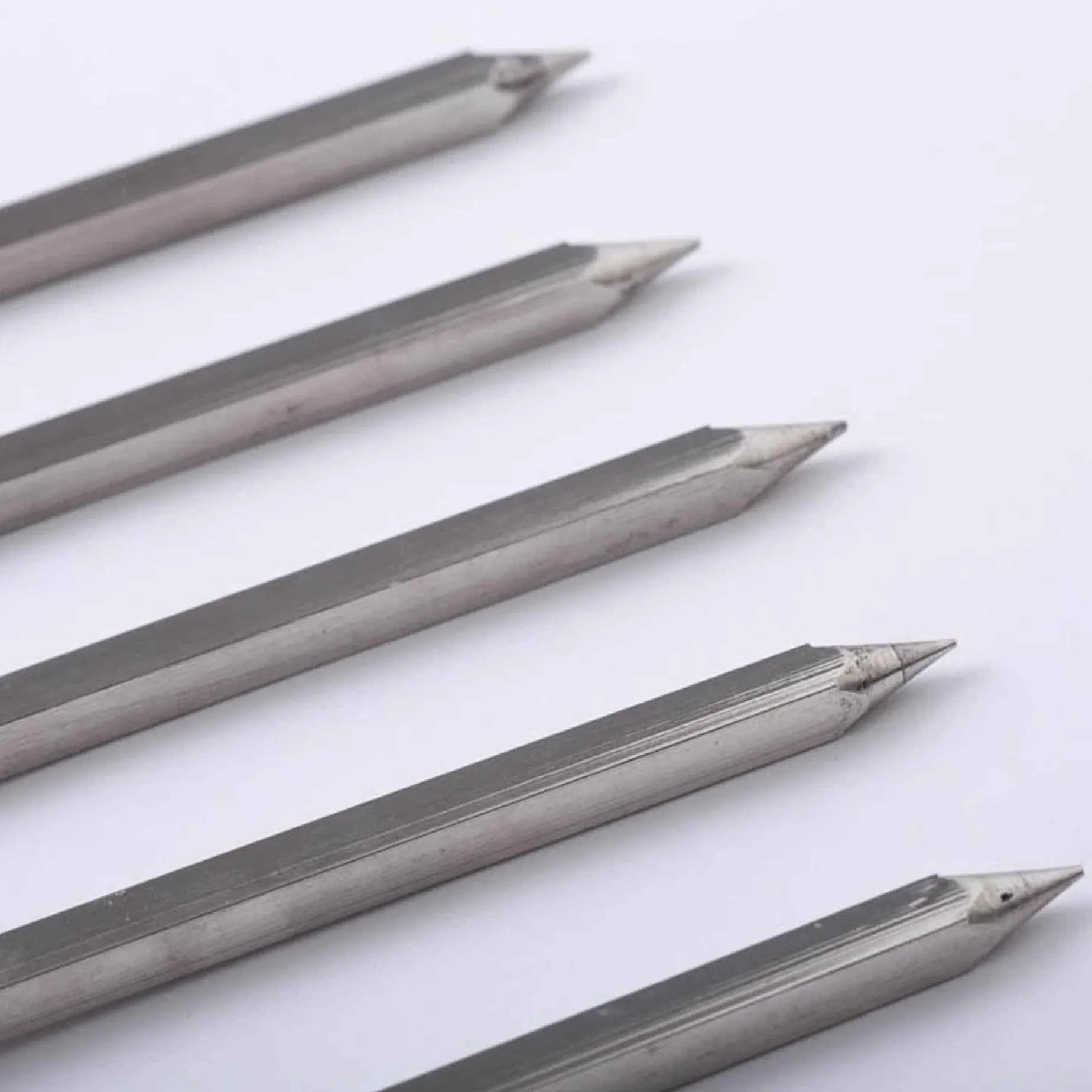 Set of 5 Heavy Duty Kebab BBQ Skewers, 53cm