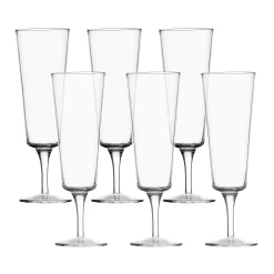 Set of 6 Ichendorf Milano Clear Champagne Flute