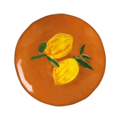 Set of 4 Lemon Side Plates, 16cm