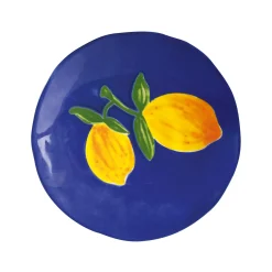 Set of 4 Lemon Side Plates, 16cm