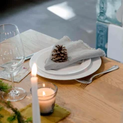 Set of 2 Natural Linen Napkins