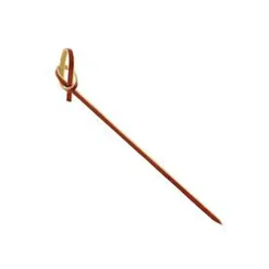 Set of 100 Red Looped Bamboo Skewers