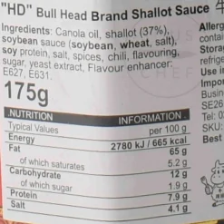 Shallot Sauce, 175g