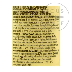 Short Dated Alpenzu Fondue With Fontina PDO Cheese, 230g