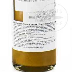 Short Dated Organic Vinegar Sauce With Sesame & Yuzu, 175ml
