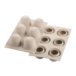 Silikomart Silicone Peach Dessert Mould, 118ml