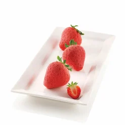 Silikomart Silicone Strawberry Dessert Mould, 95ml