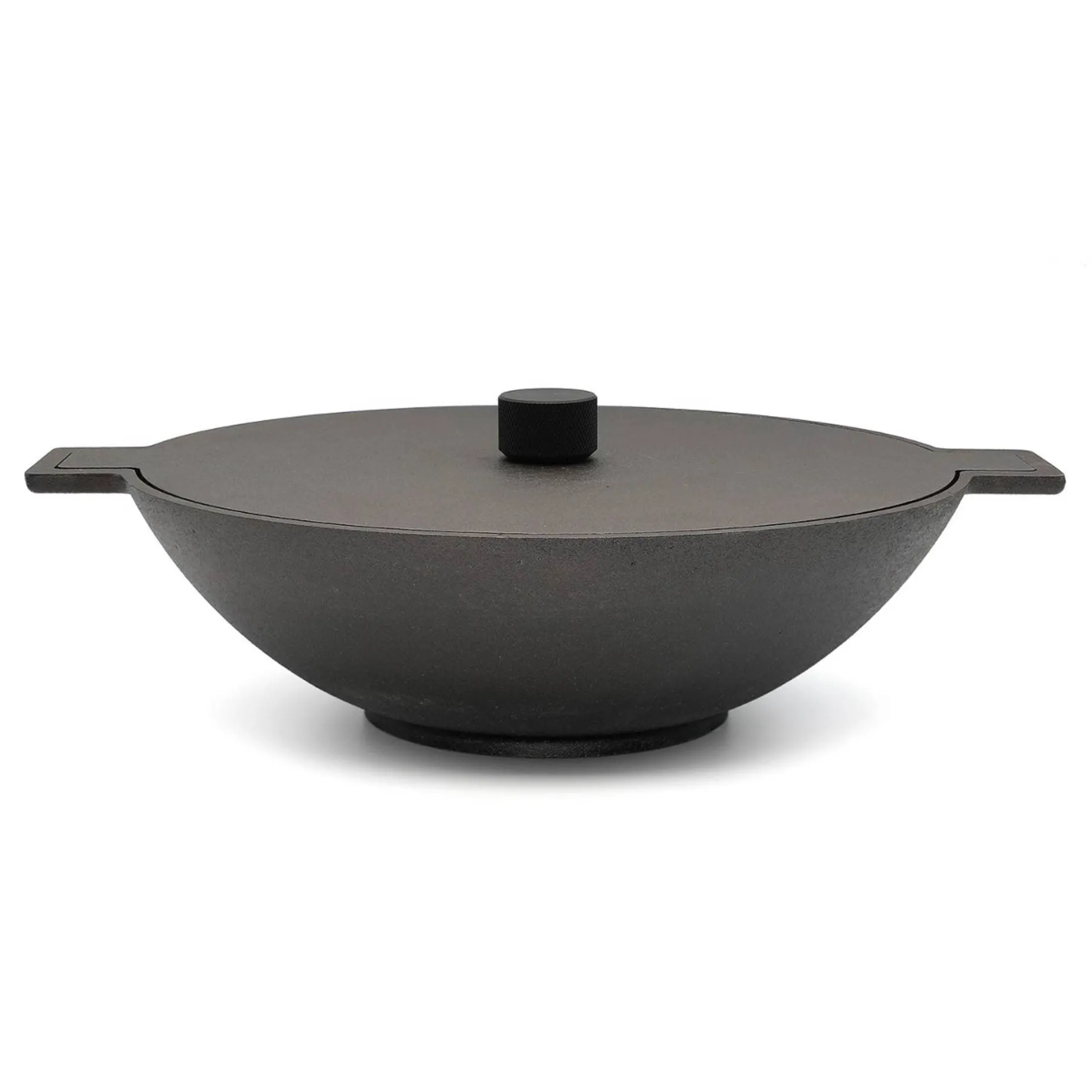 Skeppshult Noir Cast Iron Wok, 34cm