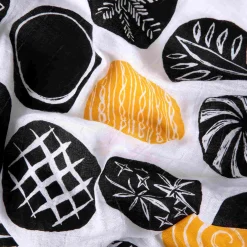 Sourhouse Black & Gold Bread Blanket, 86cm