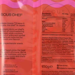 Sous Chef Omakase Snacks - Black Pepper & Chilli, 150g