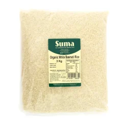 Suma Organic White Basmati Rice, 3kg