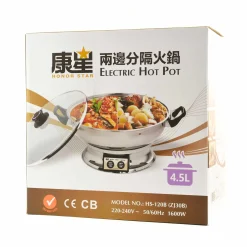 Table Top Chinese Hot Pot 4.5 litres, Serve 6-8
