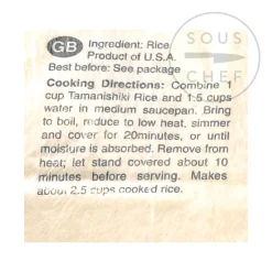 Tamanishiki Short Grain Sushi Rice, 5kg