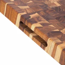 Teakhaus End Grain Butcher Block Rectangular Cutting Board, Medium