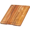 Teakhaus Rectangle Marine Cutting Board With Juice Canal, Medium