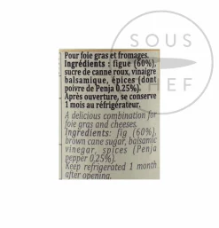 Terre Exotique Fig Chutney With Penja Pepper, 100g