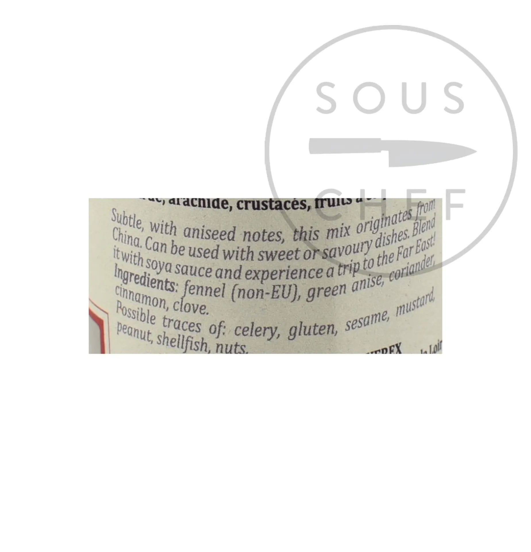 Terre Exotique Five Spice Blend, 60g