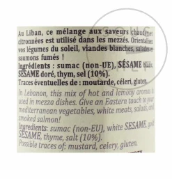 Terre Exotique Zaatar Seasoning, 70g