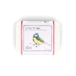 The Chocolate Detective 12 Blue Tit Chocolate Eggs, 150g
