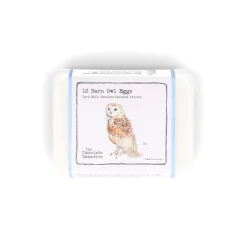The Chocolate Detective 12 Barn Owl Chocolate Eggs, 150g