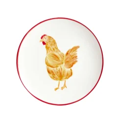 The Platera Conchi Chicken Porcelain Side Plate, 21cm