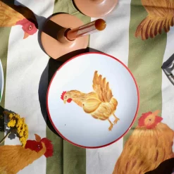 The Platera Conchi Chicken Porcelain Side Plate, 21cm
