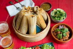 2-Tier Bamboo Steamer With Lid 8" dia