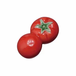 Tomato Ceramic Chopstick Rest, 4.5cm