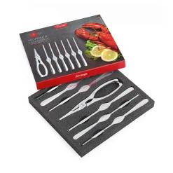 Triangle 7 Piece Stainless Steel Lobster Set