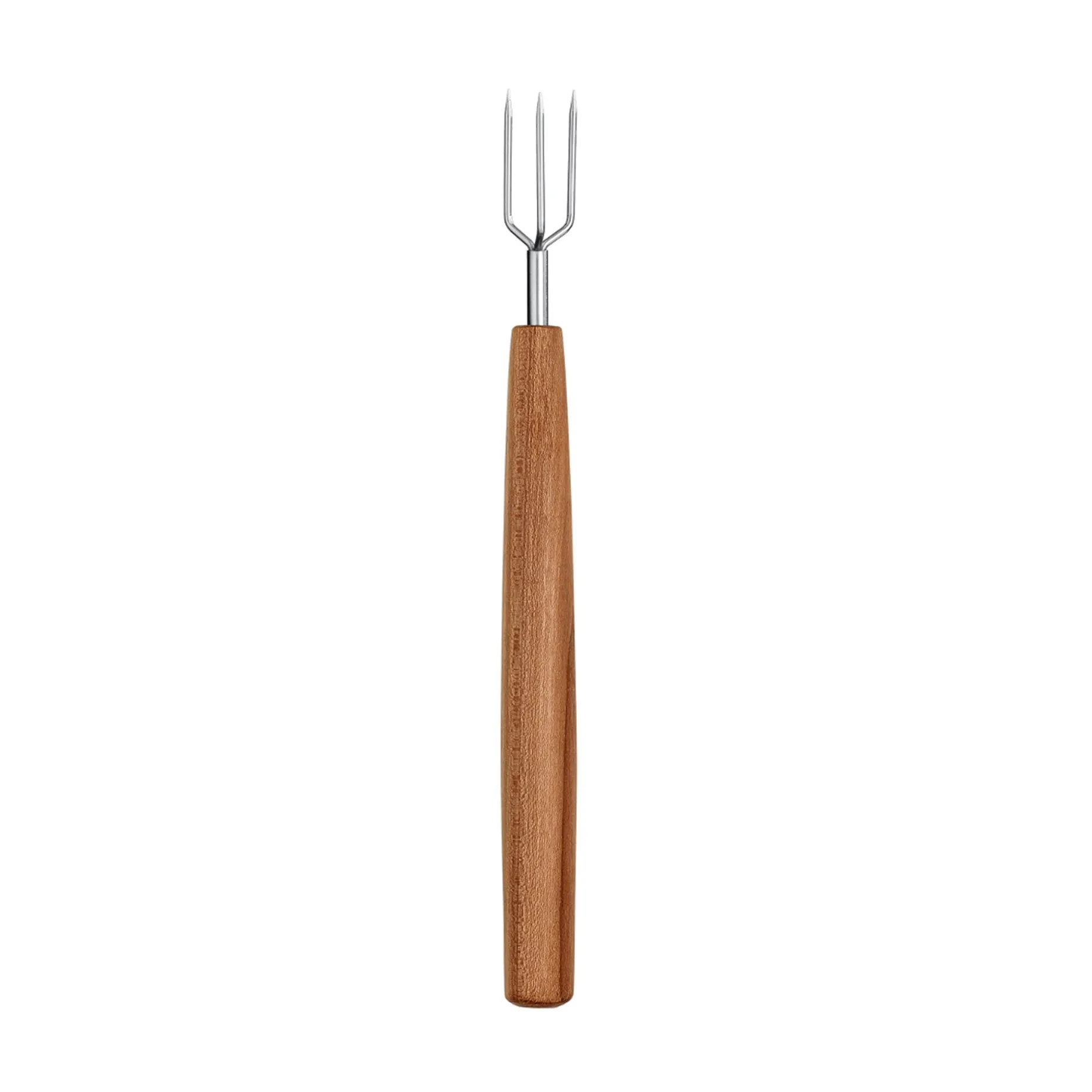 Triangle Set of 2 Potato Forks with Plum Wood Handle