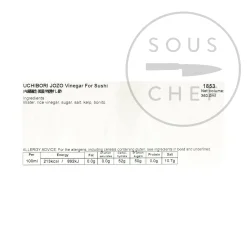 Uchibori Premium Sushi Vinegar, 360g