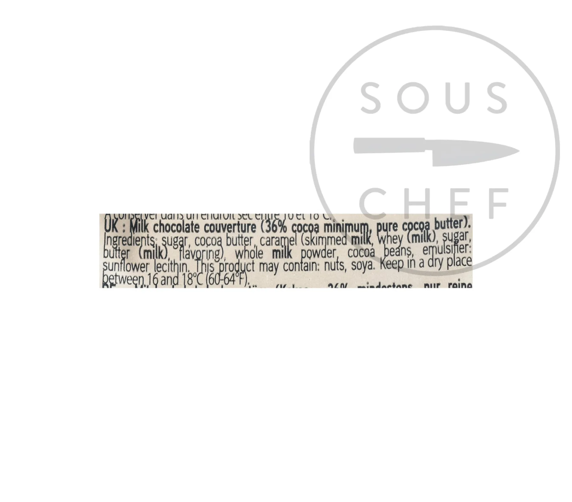 Valrhona Caramelia 36% Milk Chocolate Chips, 250g