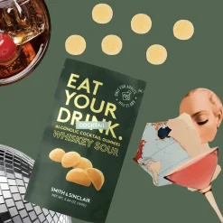 Whiskey Sour 5V Alcoholic Cocktail Jelly Sweets, 160g