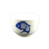 White & Blue Carp Tea Cup, 140ml