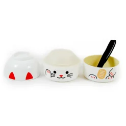 White Manekineko Bento Box, 640ml