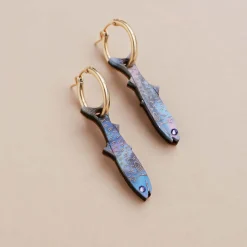 Wolf & Moon Anchovy Hoop Earrings