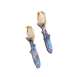 Wolf & Moon Anchovy Hoop Earrings