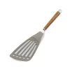 Wood Handle Nylon Slotted Spatula