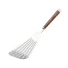 Wood Handle Stainless Steel Slotted Spatula