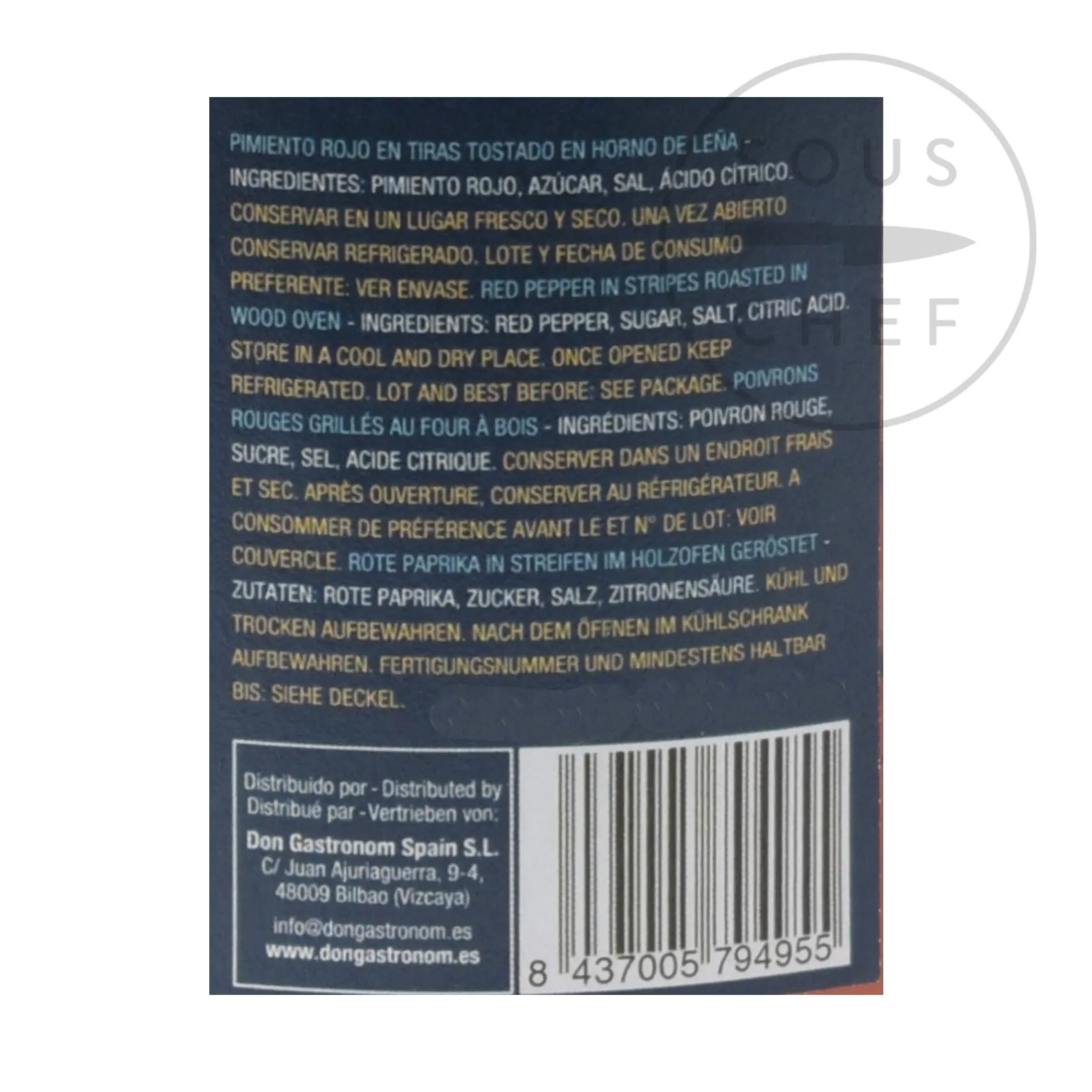 Wood Oven Roasted Red Pepper Strips, 330g